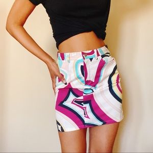 Emilio Pucci US6 Mini Skirt
